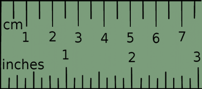 Ruler cm/inch
